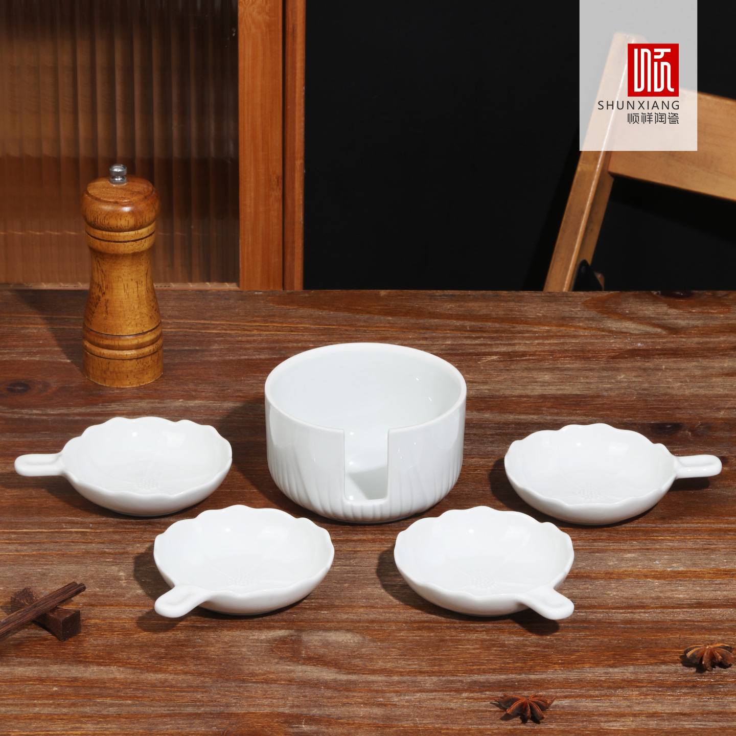 悦卉趣味碟5件套收纳